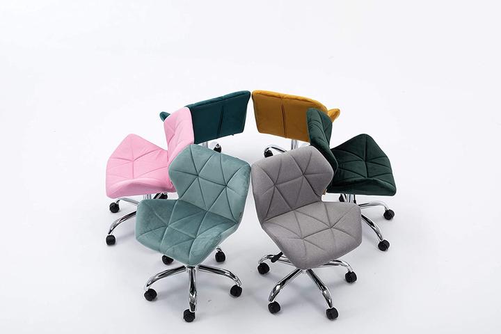 Image du produit Hnnhome Chaise de bureau Eris, bleu-vert