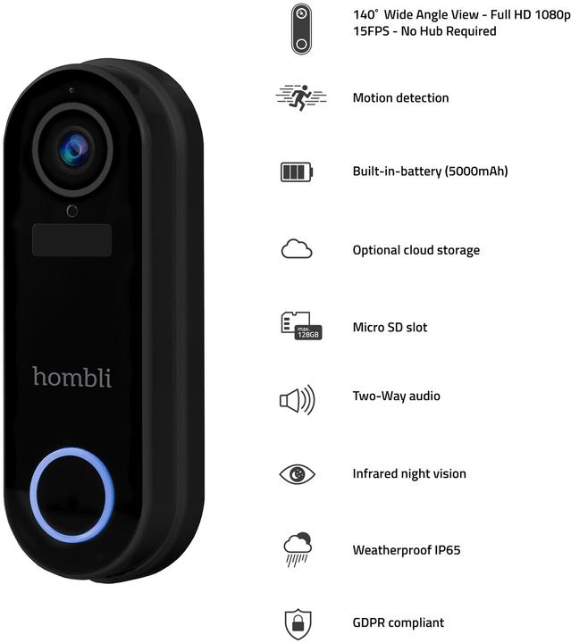 Produktbild Hombli Smart Doorbell 2 + Chime 2 (WLAN)