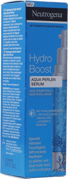 Actual product image Neutrogena Hydro Boost Aqua Perlen Serum (30 ml)