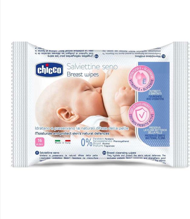 Actual product image Chicco Cleansing wipes for the chest 0m+