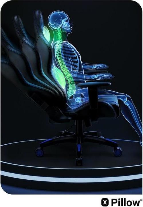 Image du produit Diablo Chaise de jeu X-One 2.0 Gaming Chair Normal, Noir-bleu
