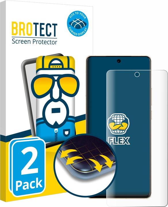 Actual product image BROTECT Full-Cover Protector (2 Piece, Vivo X100 Pro)