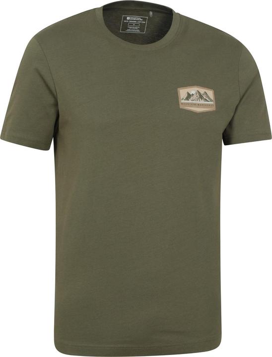 Actual product image Mountain Warehouse Mens Badge Organic T-Shirt (XS)