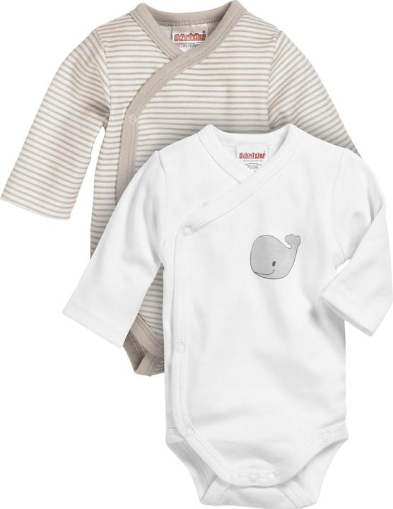 Playshoes Wickel-Langarm-Body 2er Set Gr. 62 (62)