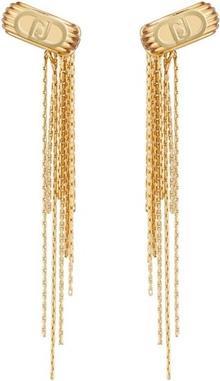 Image du produit Liu Jo - Long Gold Plated Earrings with Chains Fashion LJ2768