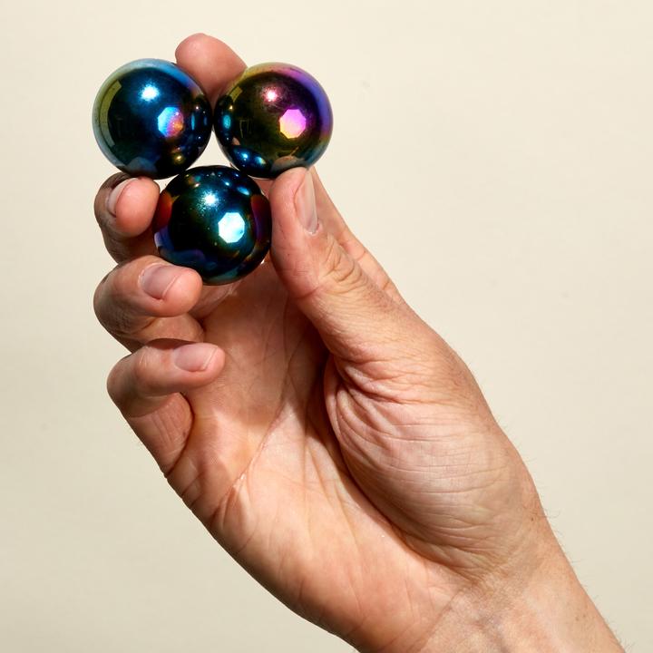 Actual product image Speks Dark Nickel Magnetic Balls
