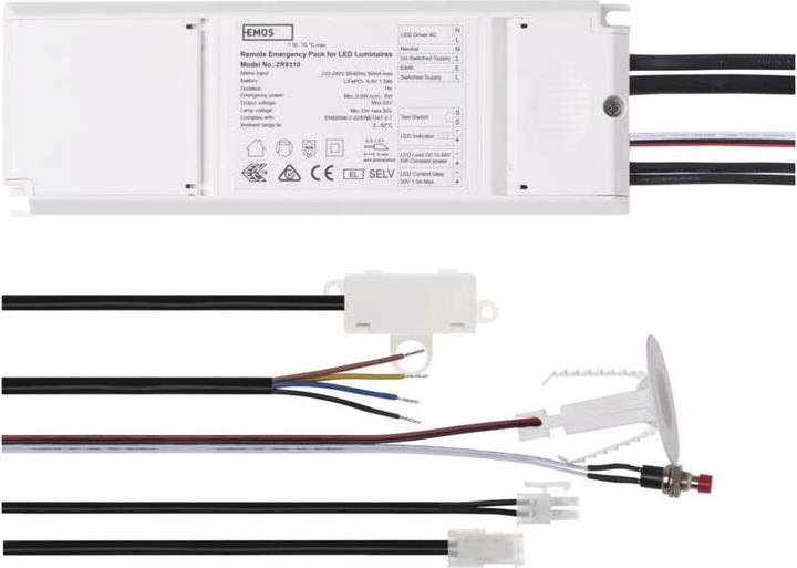 Actual product image Emos Emergency lighting module MT 6 W/1 pc