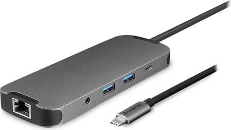 Actual product image Chieftec Docking Station USB Type-C DSC-901 9-in-1 (USB-C, 1 Ports)