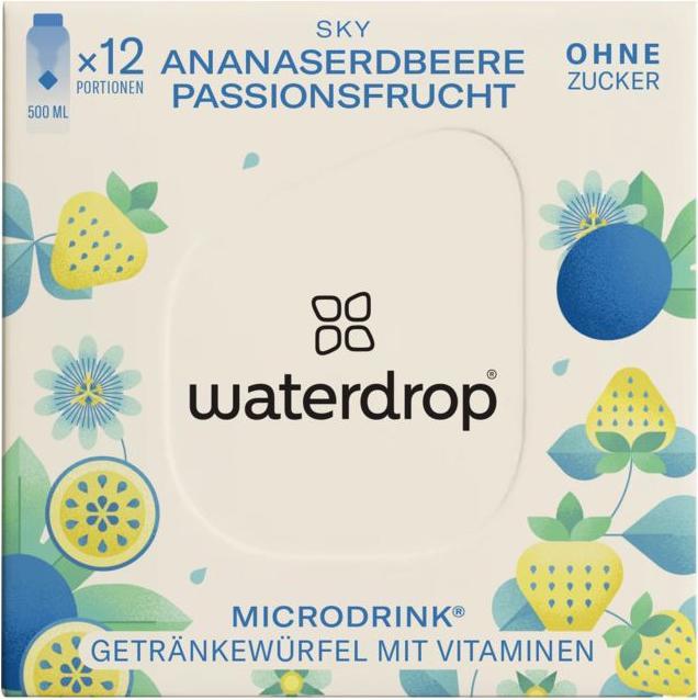 Produktbild Waterdrop Sky (Passionsfrucht, Ananas, 12 x)