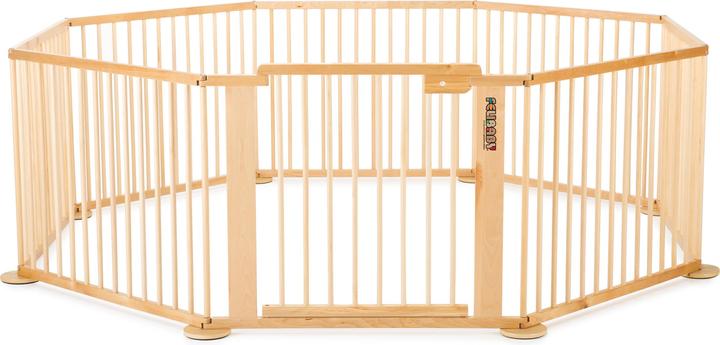 Immagine prodotto Felibaby ONE4all 1+7 - Oktogon - Box gigante / griglia di configurazione naturale (betulla laccata (225 cm)