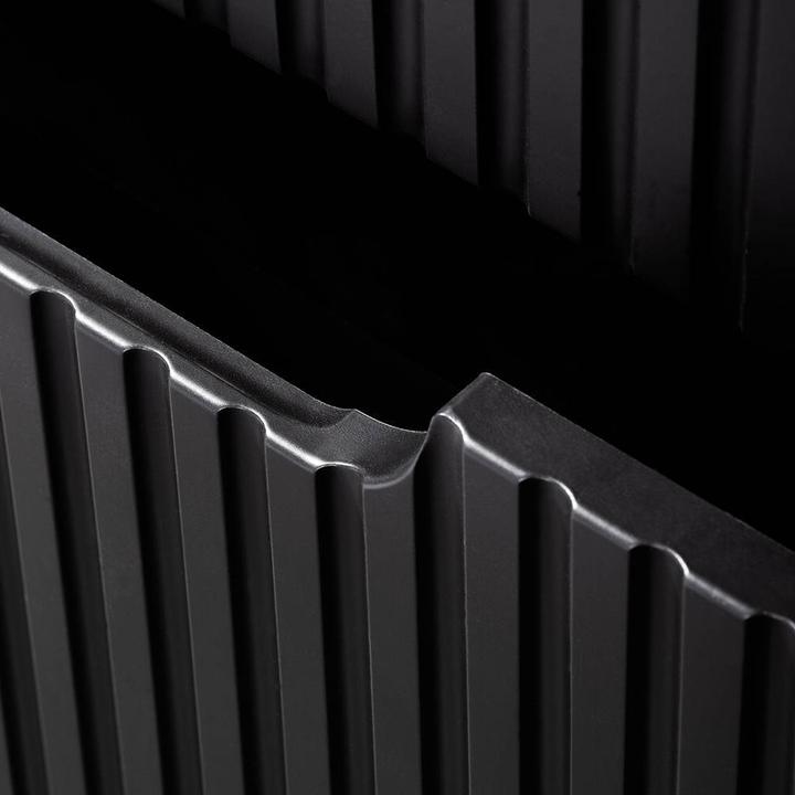 Produktbild En.Casa Waschtischunterschrank Skelbolu 160x60x40 cm Schwarz