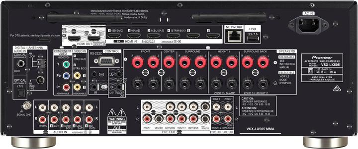 Produktbild Pioneer VSX-LX505 (9.2 Kanal, FM, DAB+)
