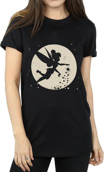 Actual product image Disney Womens/Ladies Moon Cotton Boyfriend Crop T-Shirt (XXL)