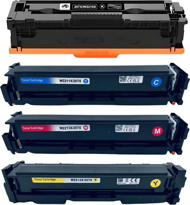 Actual product image Hermex Compatible Toner XL for HP Color LaserJet Pro MFP M255nw - Black Cyan Yellow Magenta - Set of 4 (M, Y, FC, C)