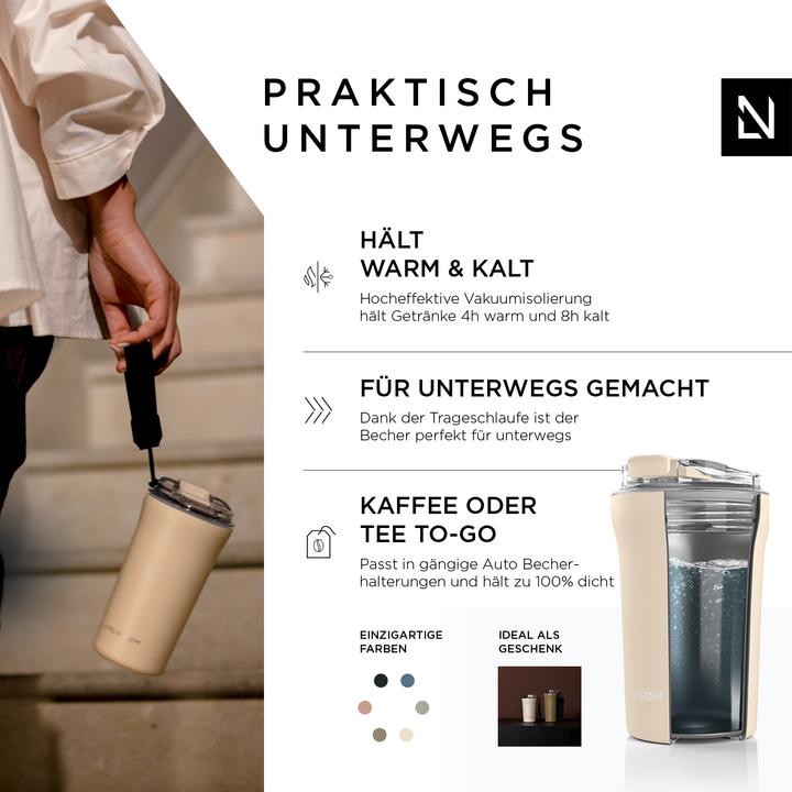 Image du produit Lars Nysøm Gobelet thermique en acier inoxydable Rørelse (0.38 l)
