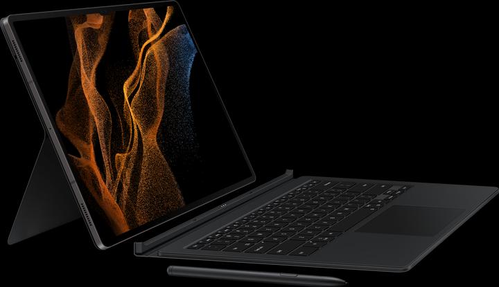 Actual product image Samsung Book Cover Keyboard (CH, Galaxy Tab S8 Ultra)