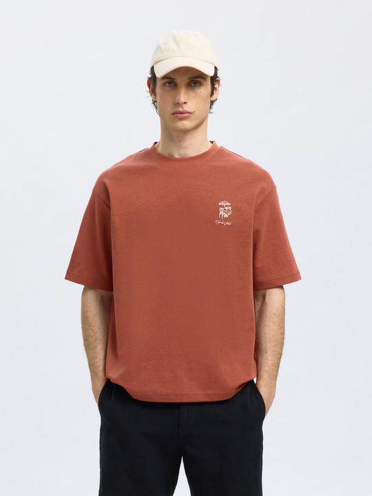 Actual product image Selected Homme Loose Fit Print T-Shirt (XL)