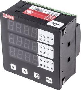 Rs Pro Dig Multi Func Meter, 96x96, 3Ph, V A F