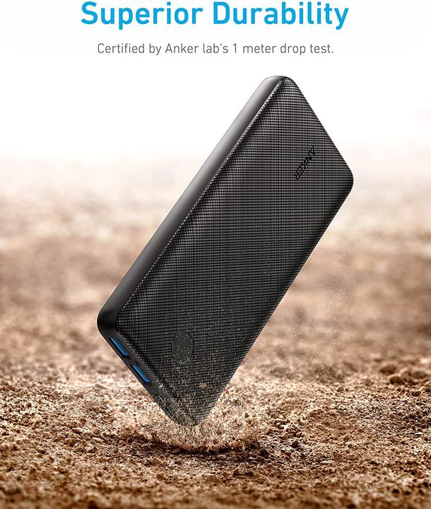 Image du produit Anker 325 (PowerCore 20K) (20000 mAh, 15 W, 74 Wh)