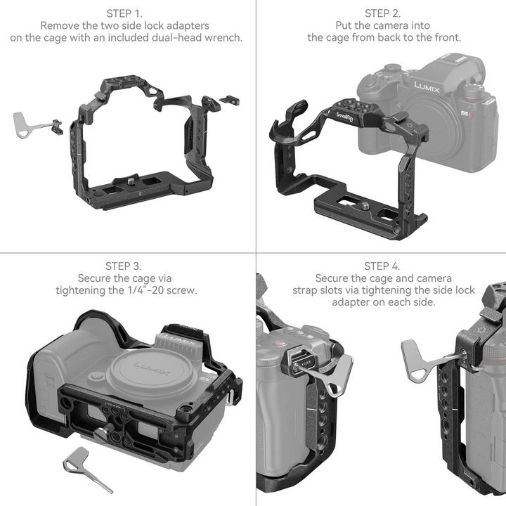 Produktbild SmallRig 4023 Black Mamba Cage für Panasonic LUMIX S5 II (Neuheit) (Cage)