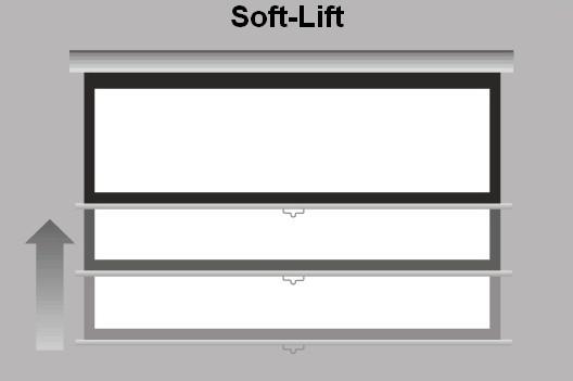 Produktbild Reflecta Crystal-Line Rollo Softlift - Leinwand - Deckenmontage möglich, geeignet für Wan (4:3)