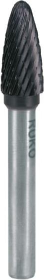 Actual product image Ruko Carbide burr form F round bend (RBF) - TiCN coating