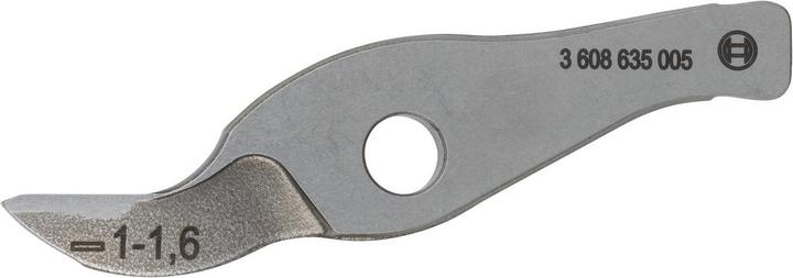 Bosch Professional Zubehör Messer gerade bis 1,6 mm, für Bosch-Schlitzschere GSZ 160 Professional