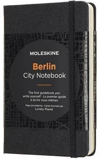 Produktbild Moleskine City Notizbuch P/A6 717394 Berliniert, HC, Schwarz (A6, Blanko, Harter Einband)