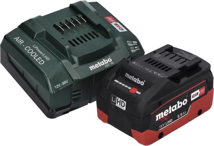 Image du produit Metabo WB 18 LT BL 11-125 Quick Meuleuse d'angle sans fil 18 V 125 mm Brushless + 1x batterie 5,5 Ah + (125 mm)