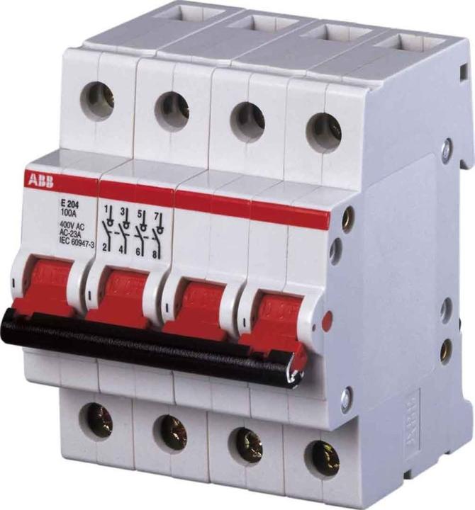 Produktbild ABB STOTZ-KONTAKT Hauptschalter 63A 4p. gr E204/63G