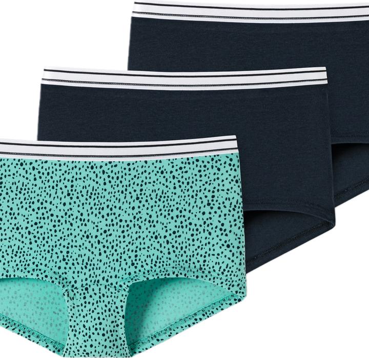 Produktbild Schiesser 9er Pack Teens Girls 95/5 Organic Cotton Shorts (176, 9er Pack)