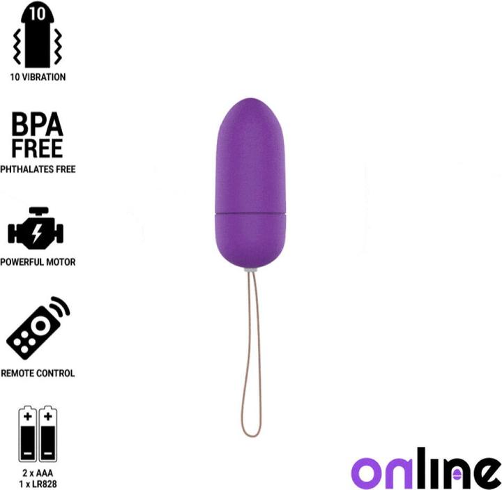 Actual product image Online Vibro egg with remote control, size L