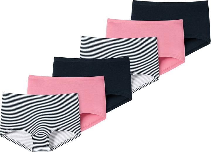 Produktbild Schiesser 6er Pack Teens Girls 95/5 Organic Cotton Shorts (164, 6er Pack)