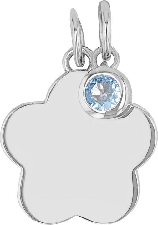 Immagine prodotto Amor Ciondolo Cupido da donna, argento 925, vetro | fiore (Argento 925)