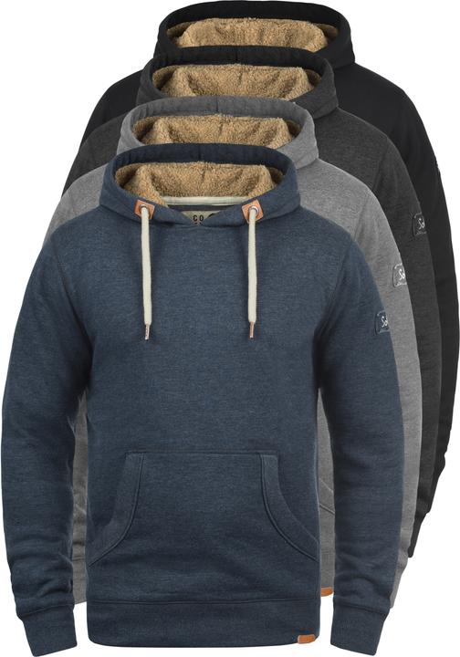 Image du produit Solid TripHood Pile Sweat À Capuche Avec Peau De Mouton Pull Hoodie Pour Homme (XXL)