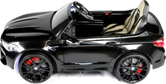 Produktbild Es-toys Elektro Kinderfahrzeug “BMW M5” – lizenziert – 24V Akku,MP3, Ledersitz + EVA - Schwarz (24 V)