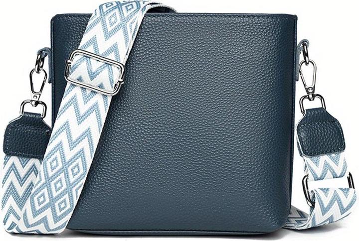 Actual product image Only-Bags.Store Kunstleder Crossbody Umhängetasche, Solid Farbe Messenger Satchel Geldbörse, Casual Fashion