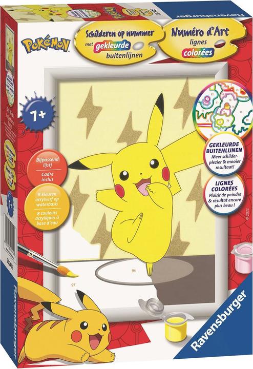 Ravensburger Malen nach Zahlen - Pokémon Pikachu