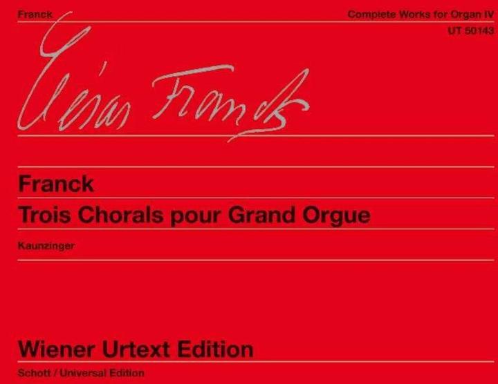 Image du produit Sämtliche Orgelwerke (Allemand, César Franck, Günther Kaunzinger, 1992)