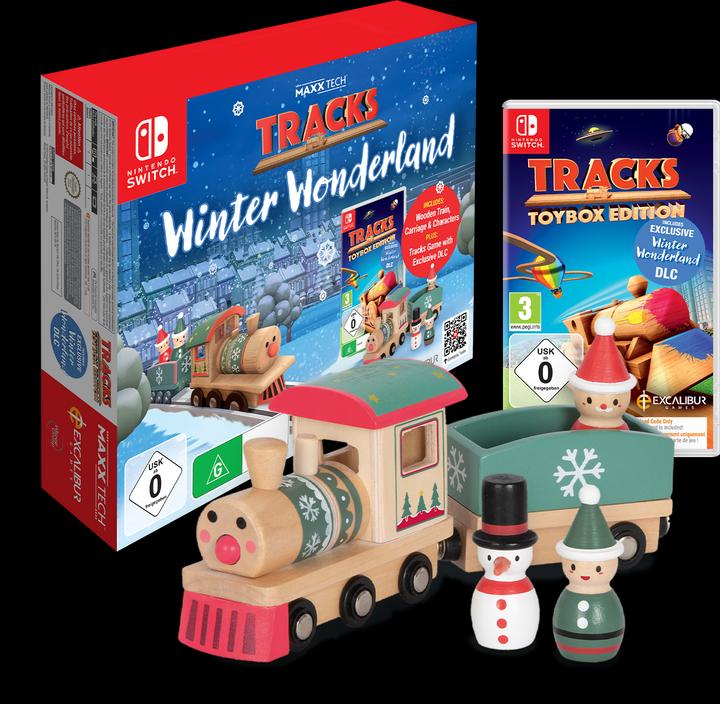 Actual product image Maxx Tech Tracks Winter Wonderland Kit For Switch (Switch, Switch Lite, Switch OLED, EN)