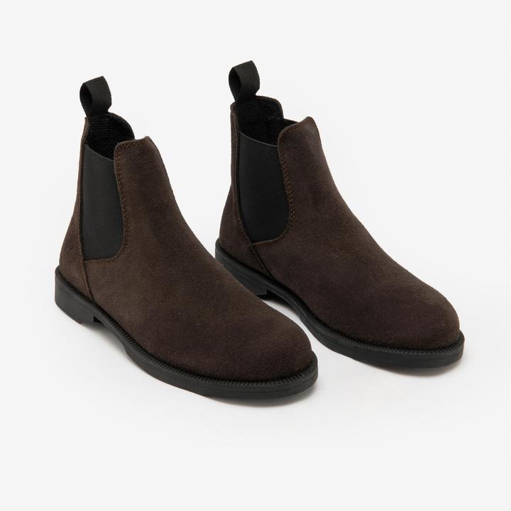 Produktbild Caperlan Kids' Split Leather Jodhpur Boots 500 - Brown (33)