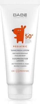 Babé Laboratorios Laboratorios Babe Pädiatrische Sonnenschutzlotion SPF 50 Plus 100ml (Sonnenlotion, SPF 50, 100 ml, 140 g)