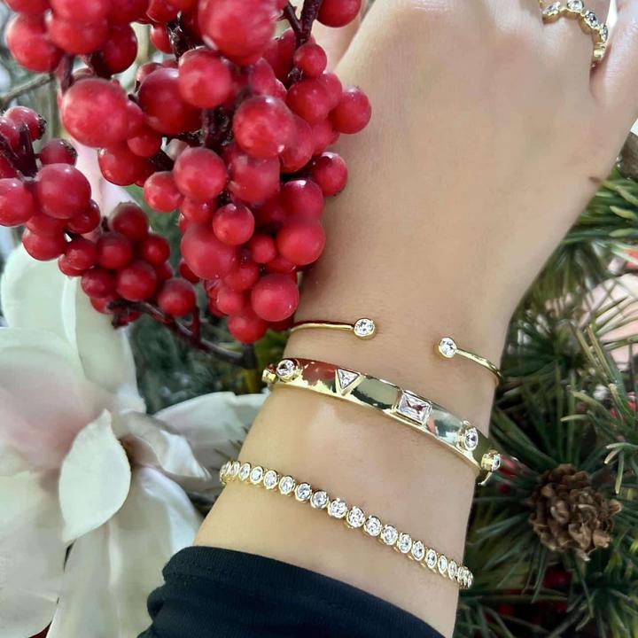 Produktbild Candy Armband Nari, 925 Sterling Silber, vergoldet (20 cm, 18k vergoldet, 925 Sterling Silber)