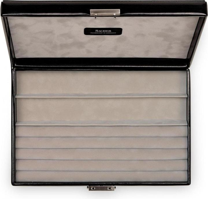Sacher M9.A04.010421 - Etui für Ketten und Armbänder VARIO CASO vario caso schwarz Leder