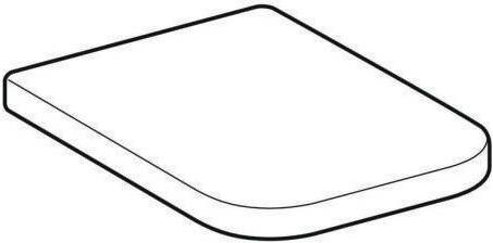 Actual product image Geberit Keramag / WC seat Renova Plan white with soft-closing mechanism 572120