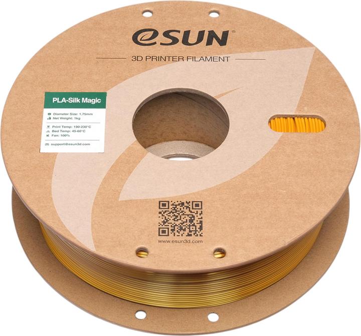 Produktbild eSUN EPLA-SILK MAGIC 1,75mm PURPLE GOLD 1kg (PLA, 1.75 mm, 1000 g, Mehrfarbig)