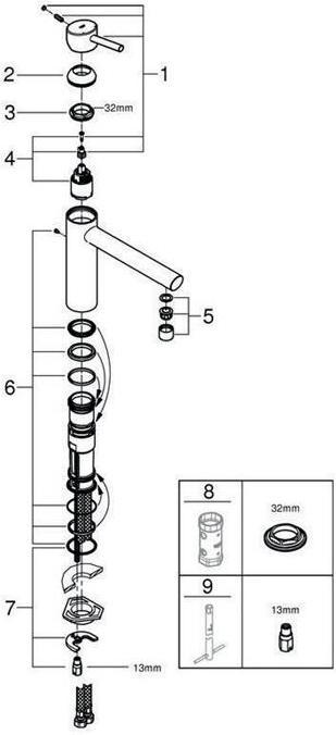Produktbild Grohe Kchenarmatur mit Einhebelmischer Concetto chrom glnzend 31128001