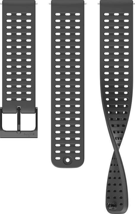 Suunto 22 Ath2 Cinturino In Silicone Tutto Nero S+M (22 mm, Silicone, Suunto 9 Peak, Suunto 5 PEAK, Suunto 9 Peak Pro)