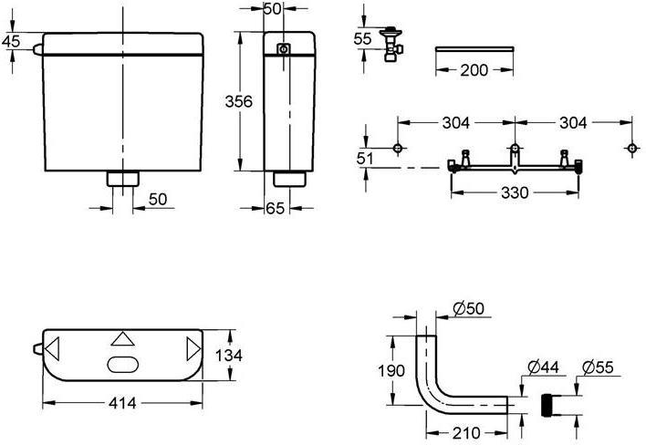 Produktbild Grohe Splkasten wei 37791