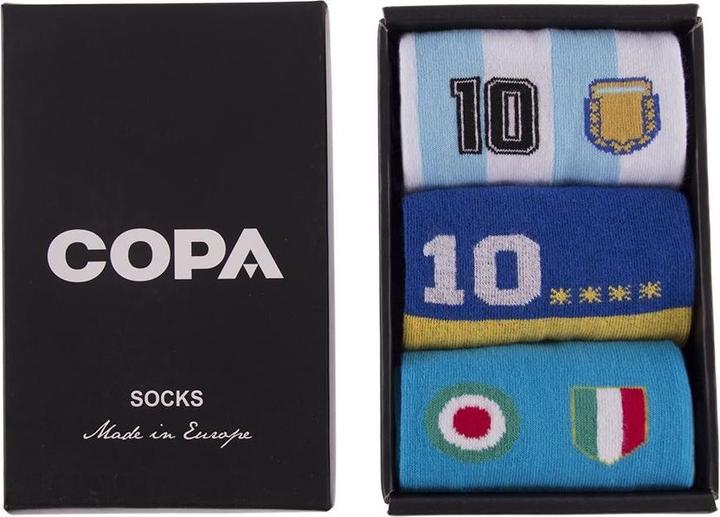 Produktbild Copa Football Maradona Freizeitsocken Box Set | Maradona Napoli Boca Juniors Argentinien Freizeitsocken (40 - 46)